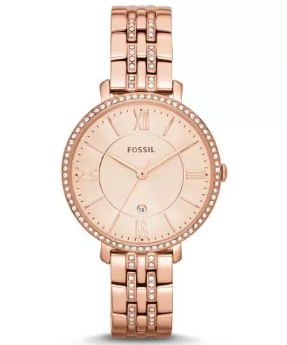 Fossil Dress Różowe złoto/Stal w kolorze różowego złota Ø36 mm ES3546