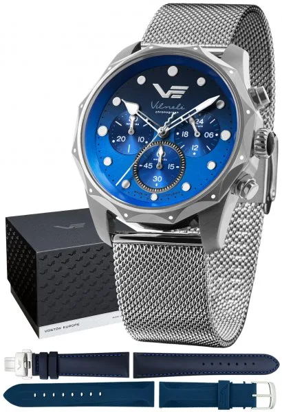 Vostok Europe Vilnele Chronograph Mesh 39mm JS20-125A750BM