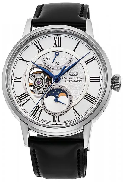 Orient Star Open Heart Mechanical Moon New Look Original RE-AY0106S00B