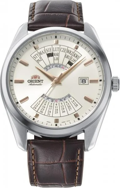 Zegarek Męski automatyczny Orient Multi Year Calendar RA-BA0009S3YB - Polskie nazwy dni i miesięcy