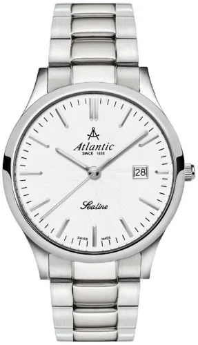 Zegarek męski Atlantic Sealine 62346.41.21 – srebrna tarcza, stalowa bransoleta