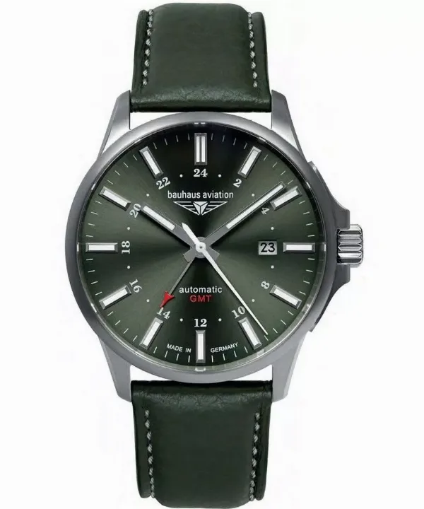 Zegarek męski Bauhaus Aviation Titanium Automatic GMT