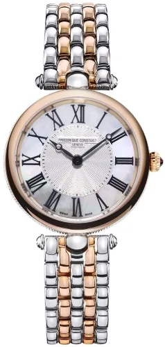 Frederique Constant Classics Biały/Stal w kolorze różowego złota Ø30 mm FC-200MPW2AR2B