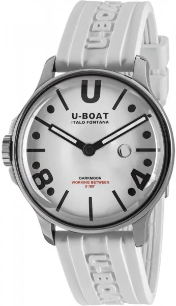 U-BOAT DARKMOON 44MM WHITE CURVE 9542