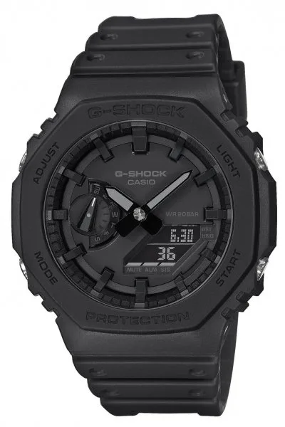 G-SHOCK Octagon Black CasiOak Carbon Core Guard GA-2100-1A1ER