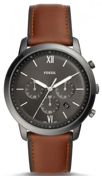 Fossil NEUTRA CHRONO Brown Leather Strap 44mm FS5512