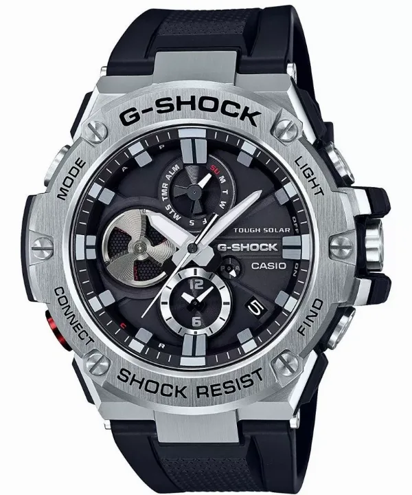 CASIO G-SHOCK GST-B100-1AER Bluetooth Solar — Męski Zegarek Dla Aktywnych