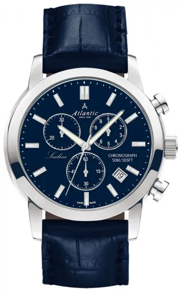 ZEGAREK ATLANTIC Classic Sapphire Chronograph 62450.41.51