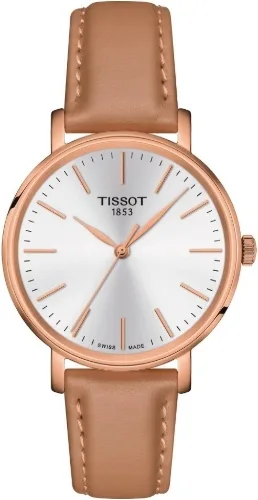 Tissot Everytime T143.210.36.011.00 Rose Gold – Damski Zegarek Swiss Made | Outlet