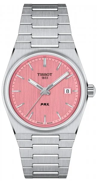 Tissot Prx Różowy/Stal Ø35 mm T137.210.11.331.00