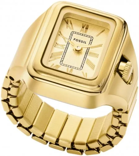 Fossil Ring Gold Stainless Steel 14mm ES5343