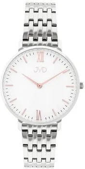 Zegarek damski JVD J‑TS30 | Różowe Złoto IPRose | Miyota | 36 mm | 5 ATM | Klasyczna Bransoleta