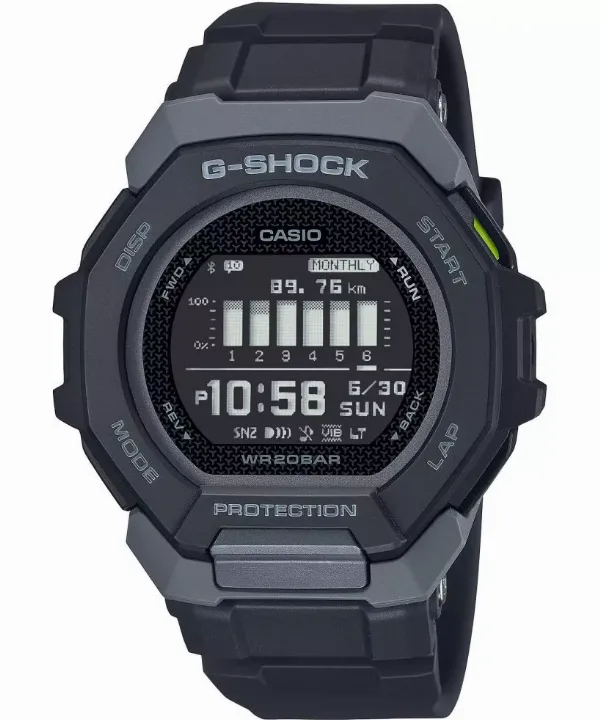 Zegarek Casio G-Shock Digital Bluetooth Smartphone Link Steptracker Black GBD-300-1ER
