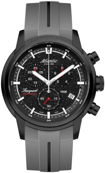 Zegarek Atlantic, 87461.46.61BKPU, Męski, Seasport Chronograph