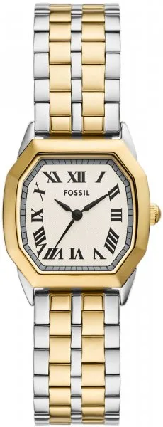 Zegarek Fossil ES5362 Harlow – damski srebrno-złoty zegarek z bransoletą