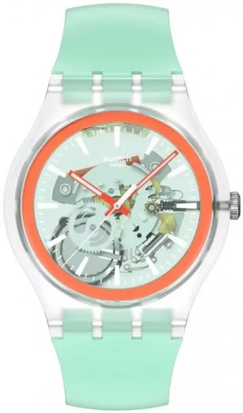 Zegarek Swatch Swatch Pay Sweetly Mint Pay