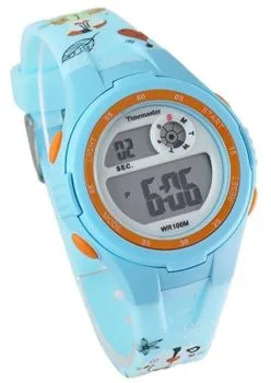 Zegarek 007-50 Timemaster – zegarek dziecięcy cyfrowy z kotkiem, niebieski
