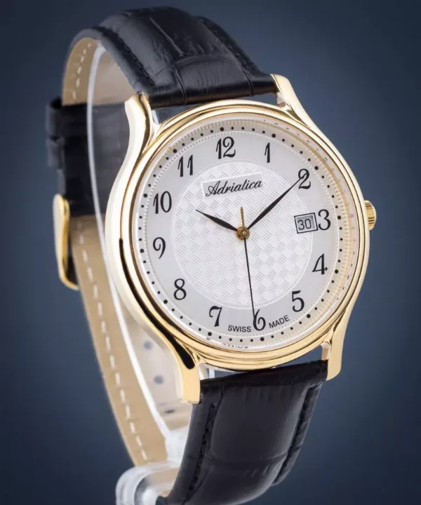 ADRIATICA A8000.1223Q - Classic Sapphire - Męski - Zegarek na pasku