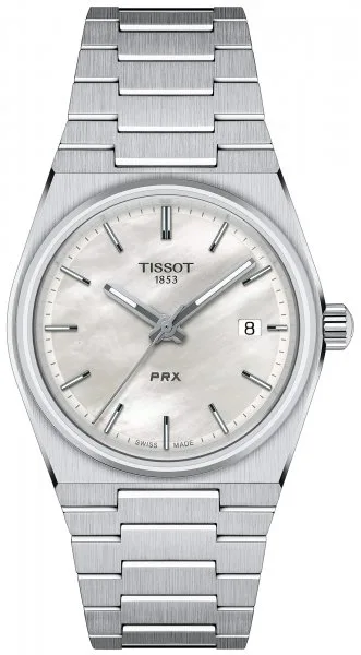 Tissot PRX Quartz White Pearl Dial 35mm T137.210.11.111.00