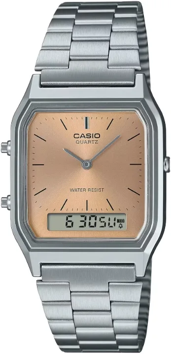 Casio Vintage AQ-230A-4AMQYES Classic – zegarek analogowo-cyfrowy retro | Sklep Diament