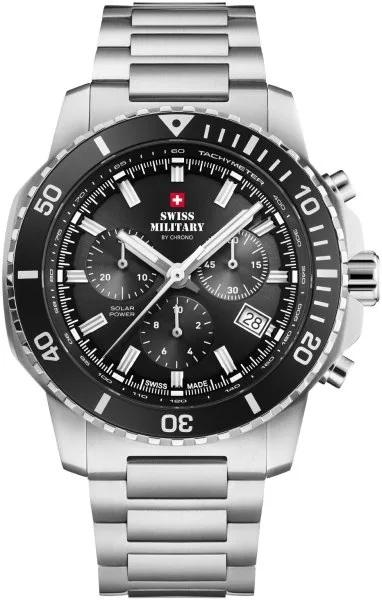 Swiss Military by Chrono Swiss Military Solar Chronograph SMS34113.01