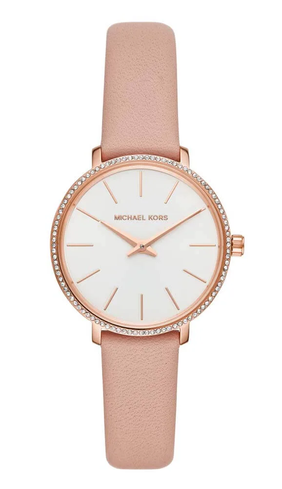 Michael Kors Pyper Biały/Skóra Ø32 mm MK2803