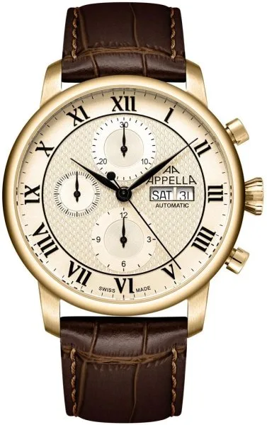 Appella Automatic Chronograph L70010.1B31ACH Zegarek Męski - rotomat w zestawie
