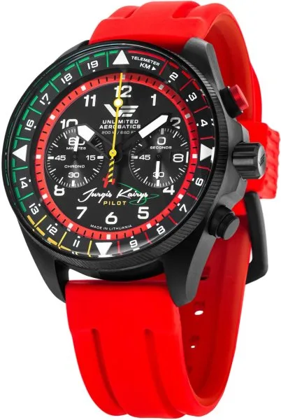 Zegarek męski Vostok Europe Jurgis Kairys Unlimited Aerobatics Chronograph Limited Edition SET