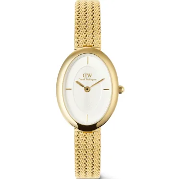 Daniel Wellington Juliette Braided Mesh White Sunray Gold DW00100882