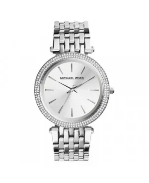 Zegarek damski Michael Kors Darci MK3190 srebrny z cyrkoniami + grawer gratis