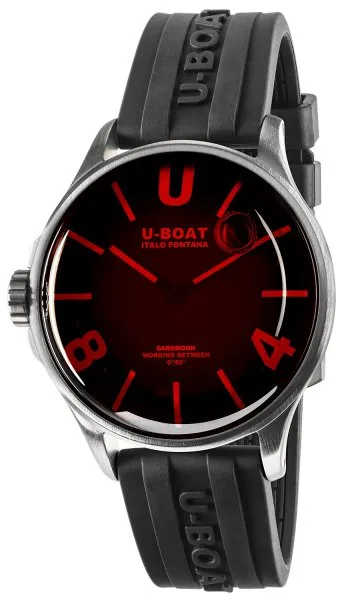 U-BOAT DARKMOON 40 MM SS RED GLASS 9305