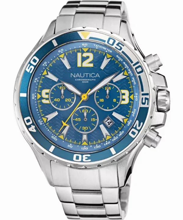 Nautica NAPNSS219 Zegarek Męski - Dodatkowy pasek w zestawie